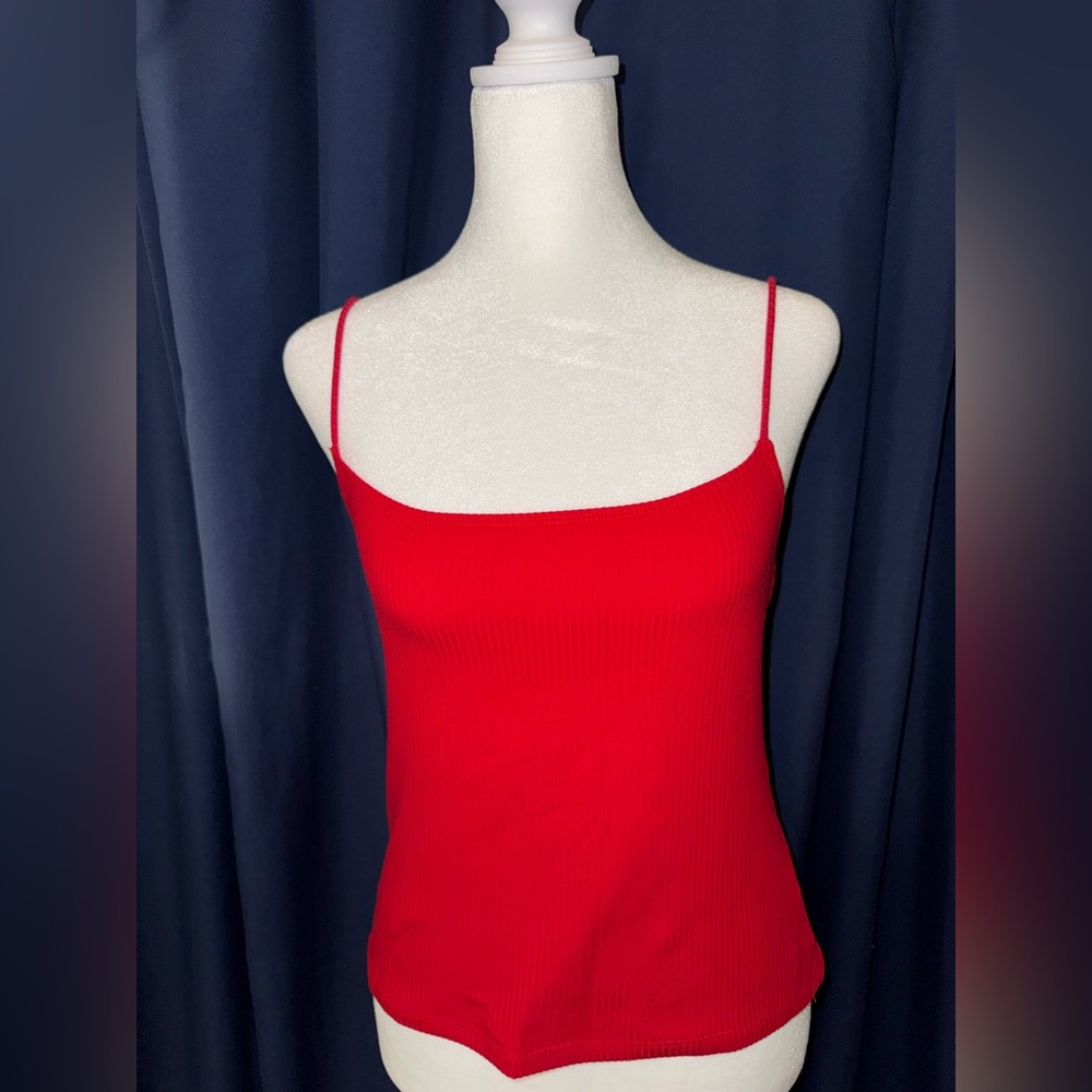 NWOT Reformation Red‎ Spaghetti Strap Tank Top Size Medium